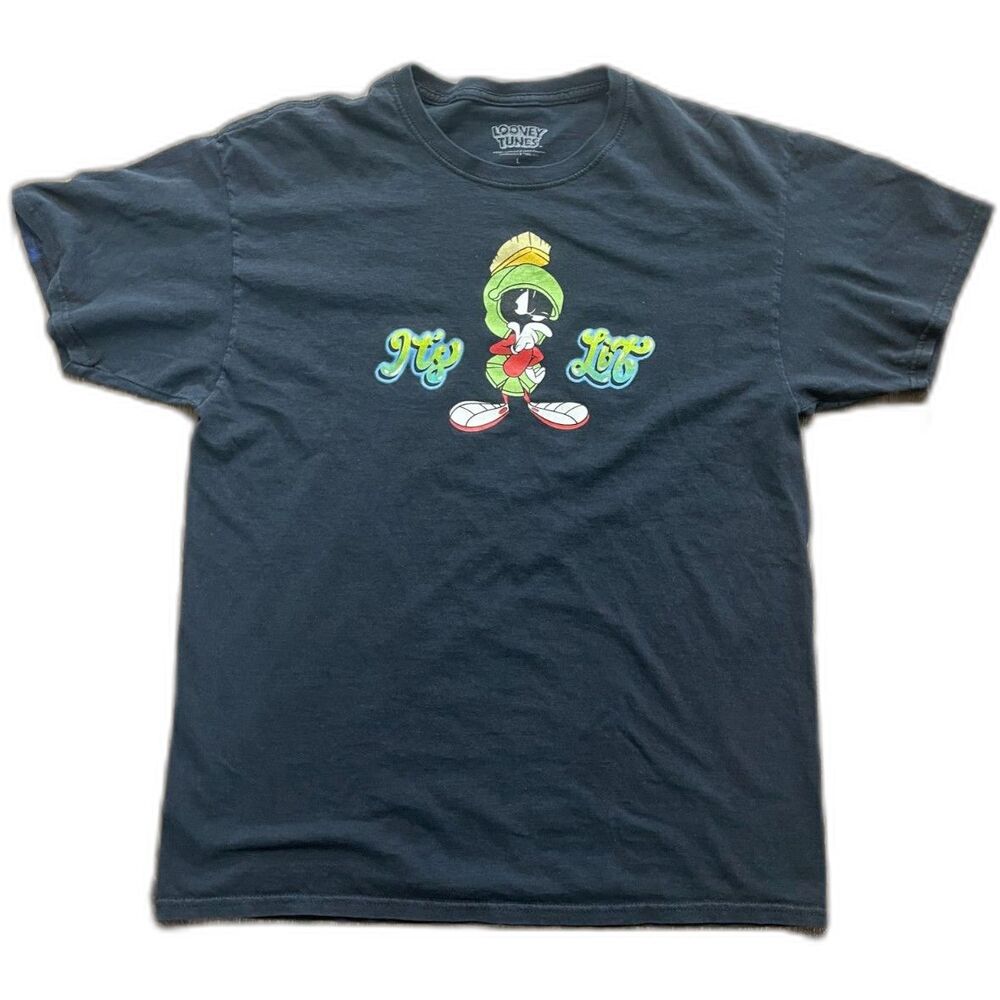 VTG Looney Tunes Marvin the Martian"It's Lit" Licensed Graphic T-Shirt Size- L